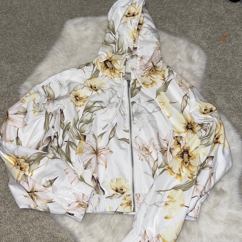 Floral Hooded Jacket